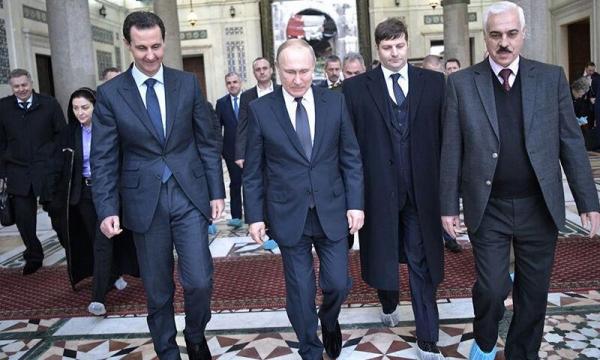 پوتین سفر غیرعلنی اش به دمشق را فاش کرد