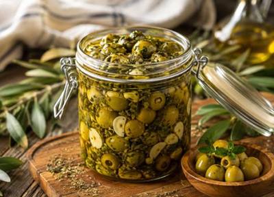طرز تهیه ترشی زیتون به سبک بازاری با همه ترفندها طرز تهیه ترشی زیتون به سبک بازاری با همه ترفندها